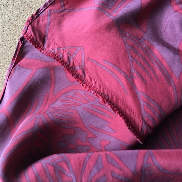 CUSTOM DESIGNED Flower Tank/Camisole Red & Plum - Picture 4 of 6